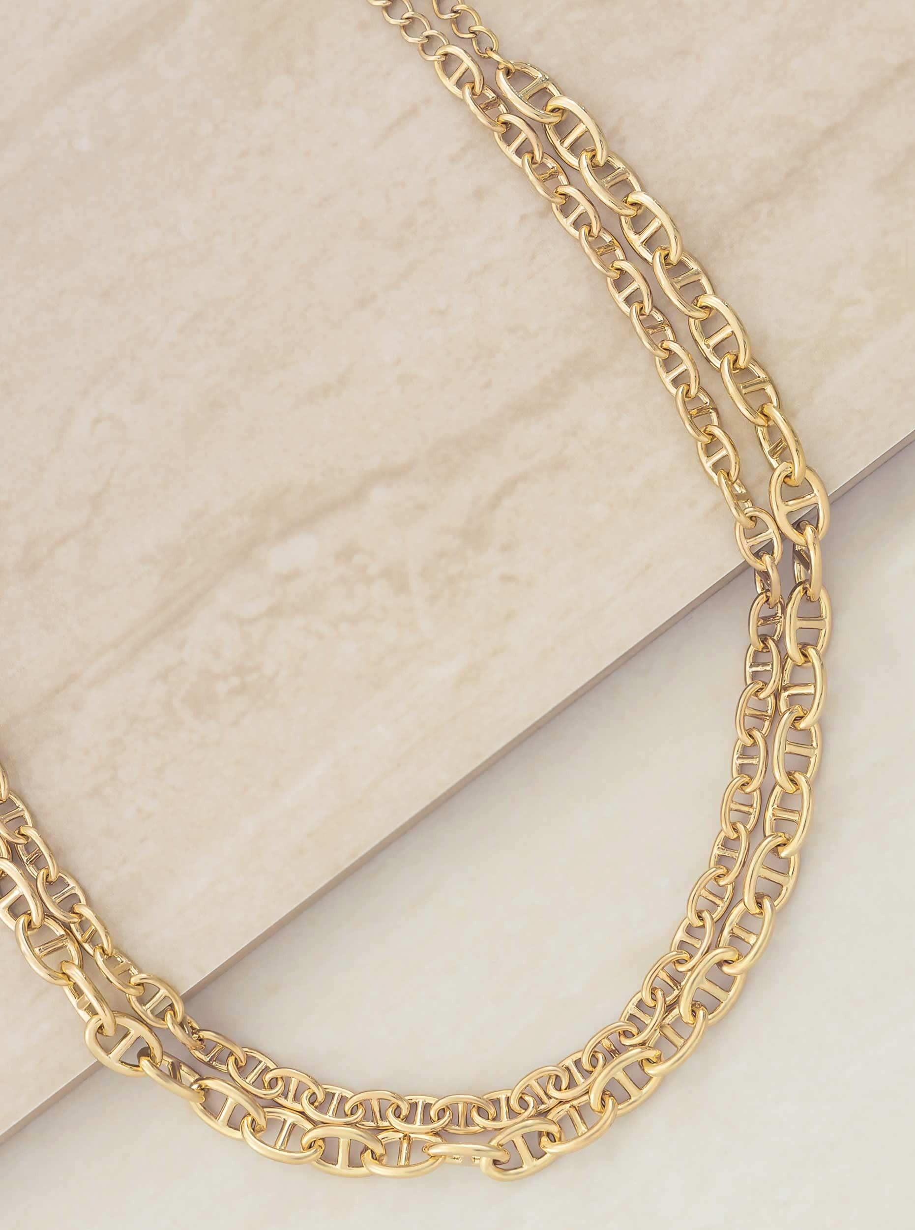 ettika necklace 18k GOLD CHAIN LINK // NECKLACE