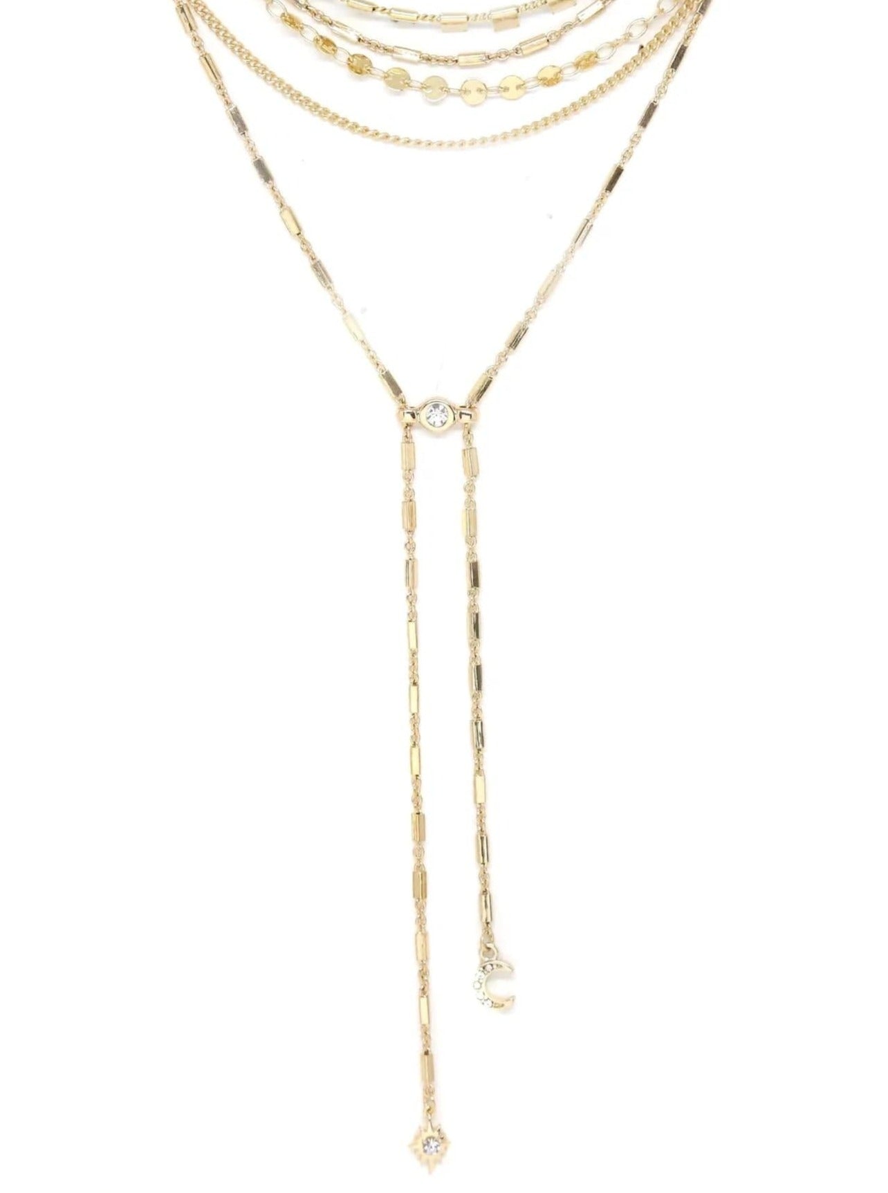ettika necklace 18k GOLD MULTI-CHAIN LAYERED // NECKLACE