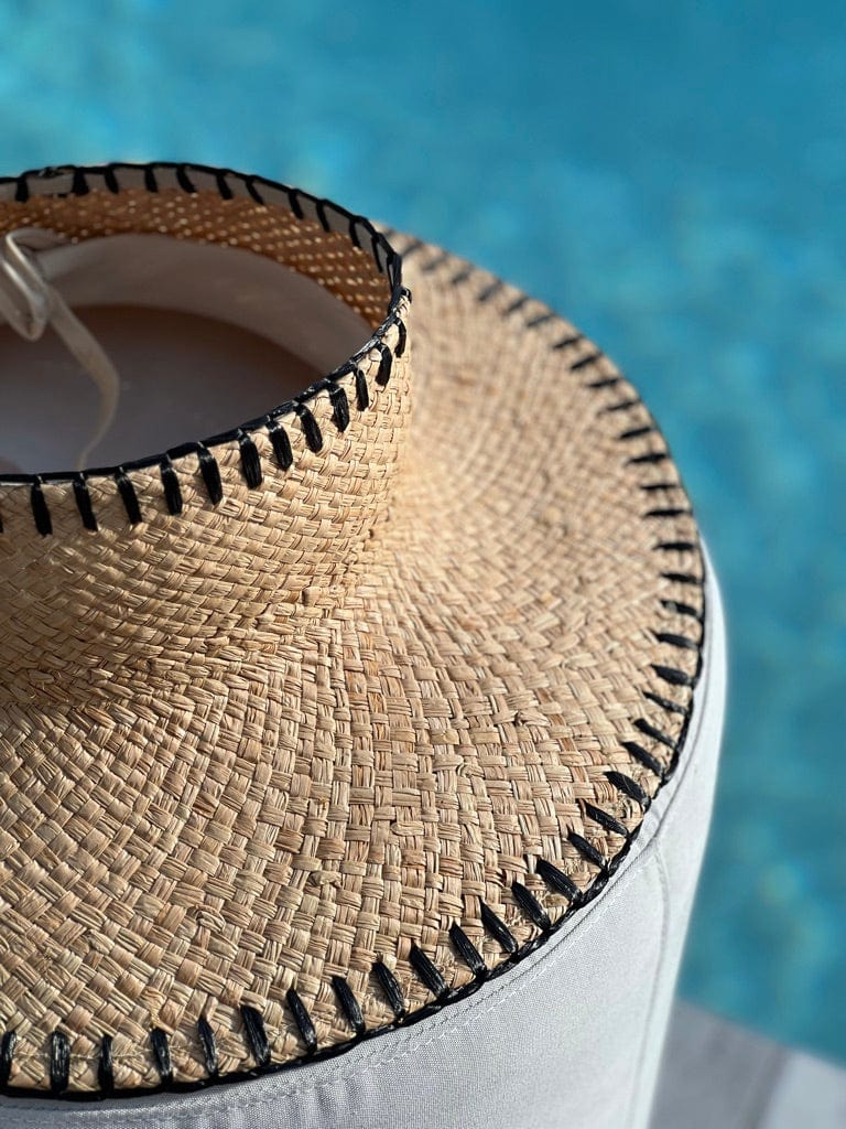 Nikki Beach hat Straw / One Size Versilia // Visor Hat (Brands We Love)